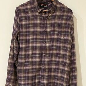Weatherproof Purple Plaid Men's Shirt
